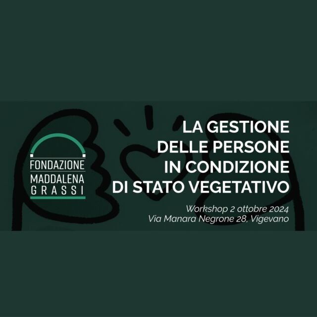 📅 Mercoledì 2 ottobre 2024
 📍 Villa Rondo, Vigevano
 🗣️ Workshop: La gestione delle persone in condizione di stato vegetativo

Il 2 ottobre a Vigevano si terrà un importante workshop sulle gravi cerebropatie acquisite, con la partecipazione di esperti del settore e delle associazioni dei famigliari. Un'occasione preziosa per approfondire il tema e condividere esperienze. A introdurre l’incontro sarà il presidente della Fondazione Maddalena Grassi, Alessandro Pirola.

Mattina: Interventi specialistici

Dott. Davide Ghigna, direttore sanitario della RSD
Dr.ssa Matilde Leonardi, Direttore Neurologia Salute Pubblica e Disabilità, Fondazione IRCCS Istituto Neurologico Carlo Besta

Pomeriggio: Tavola rotonda moderata dalla Dott.ssa Orsola Sironi, direttore sanitario della Fondazione Maddalena Grassi

Discussants:

Dott. Stefano Boni - Direttore sanitario ATS Pavia
Dott. Giancarlo Iannello – Direttore Socio Sanitario ASST Pavia
Dott.ssa Giulia Castellani – Direttore Distretto Lomellina ASST Pavia
Dott.ssa Valeria Pingue - Dipartimento di Scienze Clinico-Chirurgiche, Diagnostiche e Pediatriche, Università degli Studi di Pavia, Unità Operativa di Risveglio, Neuroriabilitazione e Spinale, ICS Maugeri SPA SB, Istituto di Pavia, IRCCS
Dott.ssa Francesca Giulia Magnani – Research Psychologist, Coma Research Centre, Fondazione IRCCS Istituto Neurologico Carlo Besta Milano
Dott. Sandro Feller – Presidente AGCAM, Associazione Gravi Cerebropatie Acquisite, Milano

#fondazionemaddalenagrassi #workshop #neurologia #RSD #residenzasanitariadisabili #incontro #condivisione #impegno #relazione #cura